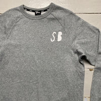 Nike SB Grey and White Jumper