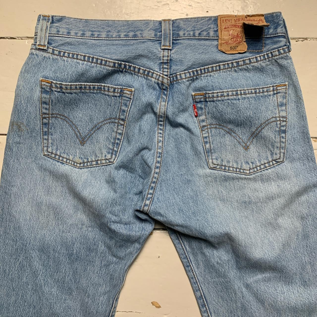 Levis 501 Light Blue Jeans