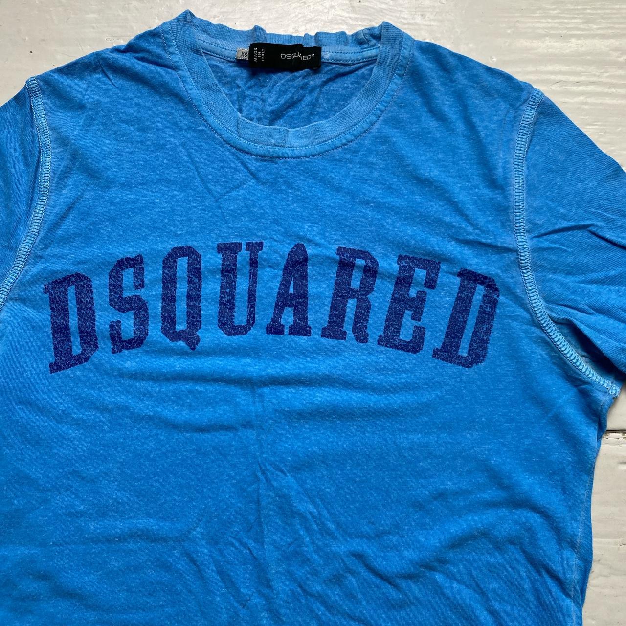 Dsquared Blue Slim Fitted T Shirt