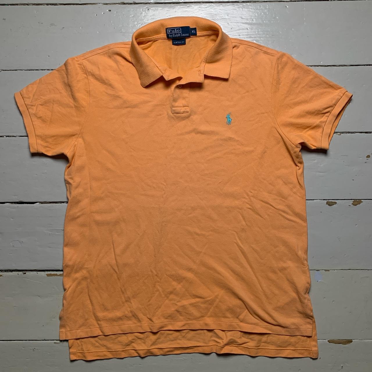 Polo Ralph Lauren Salmon Orange and Blue Polo