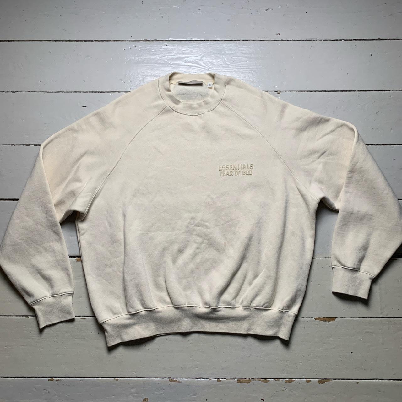 Fear Of God Essentials Cream Oversized Jumper