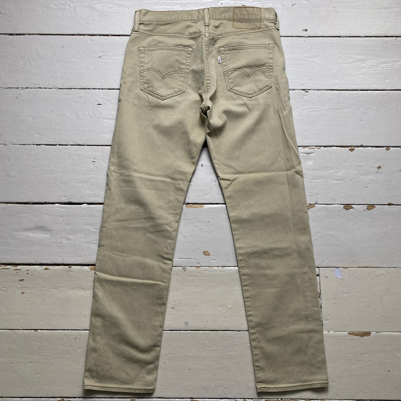 Levis 508 Cream Beige Jeans