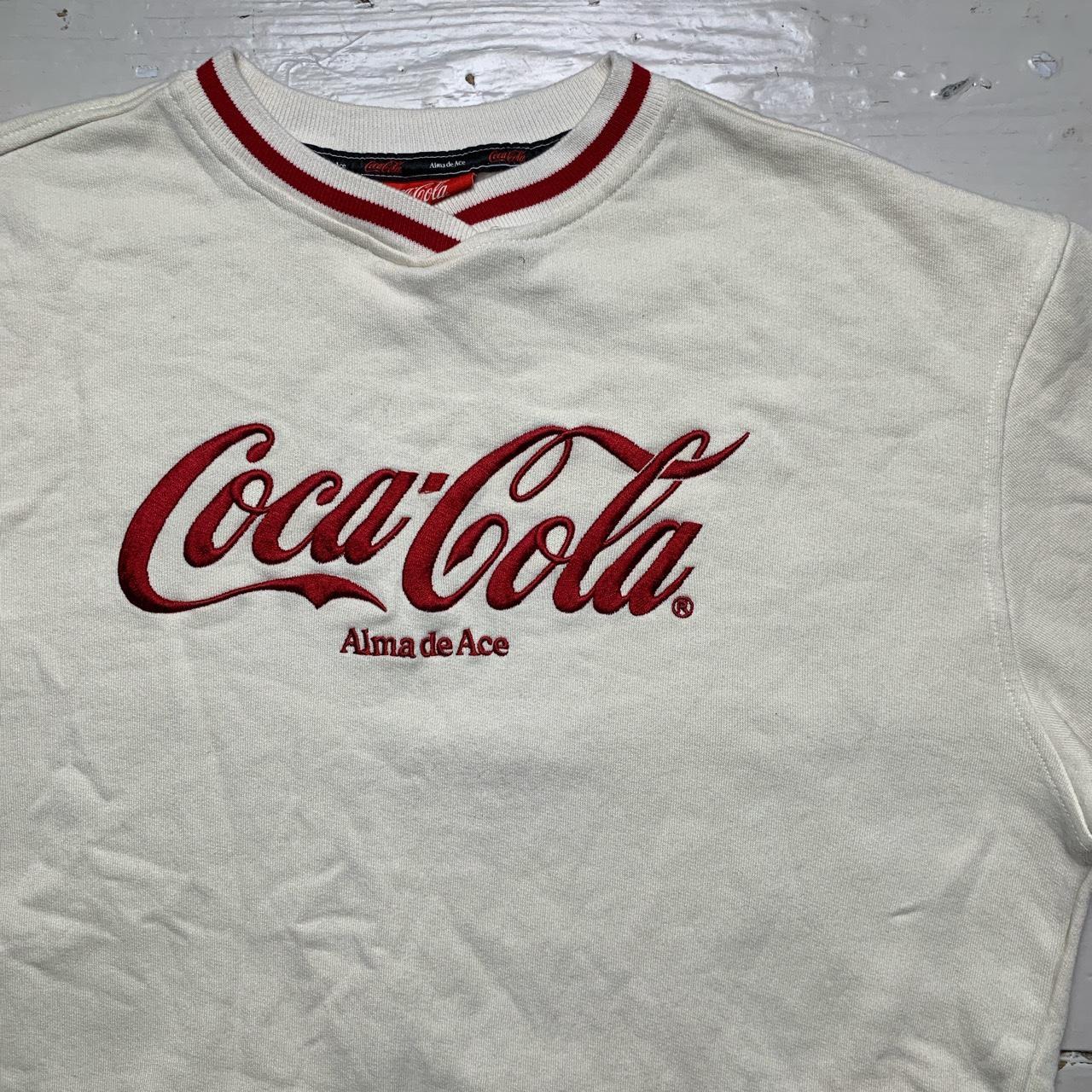 Coca Cola Coke Cream and Red Jumper