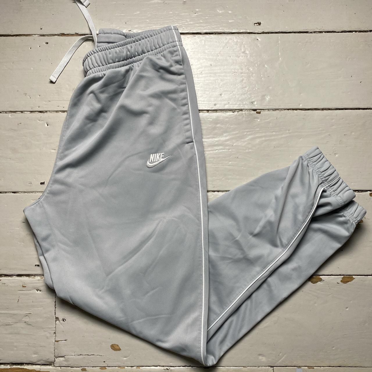 Nike Swoosh Silver and White Jogger Trackpants