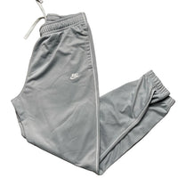 Nike Swoosh Silver and White Jogger Trackpants (L)