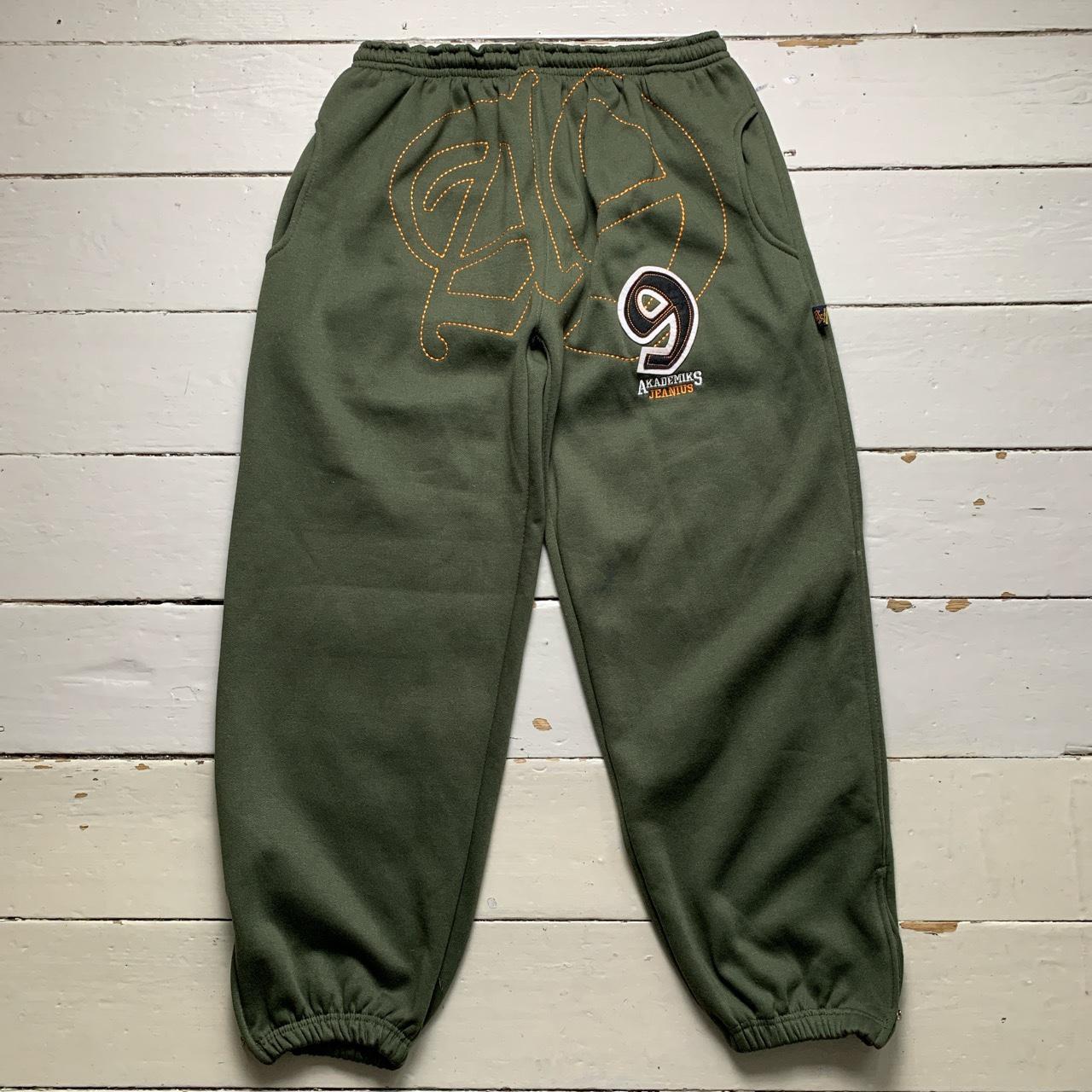 Akademiks A9 Khaki Green Tracksuit