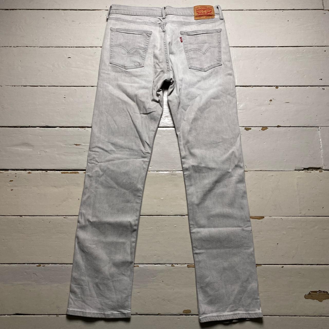 Levis 514 Silver Jeans