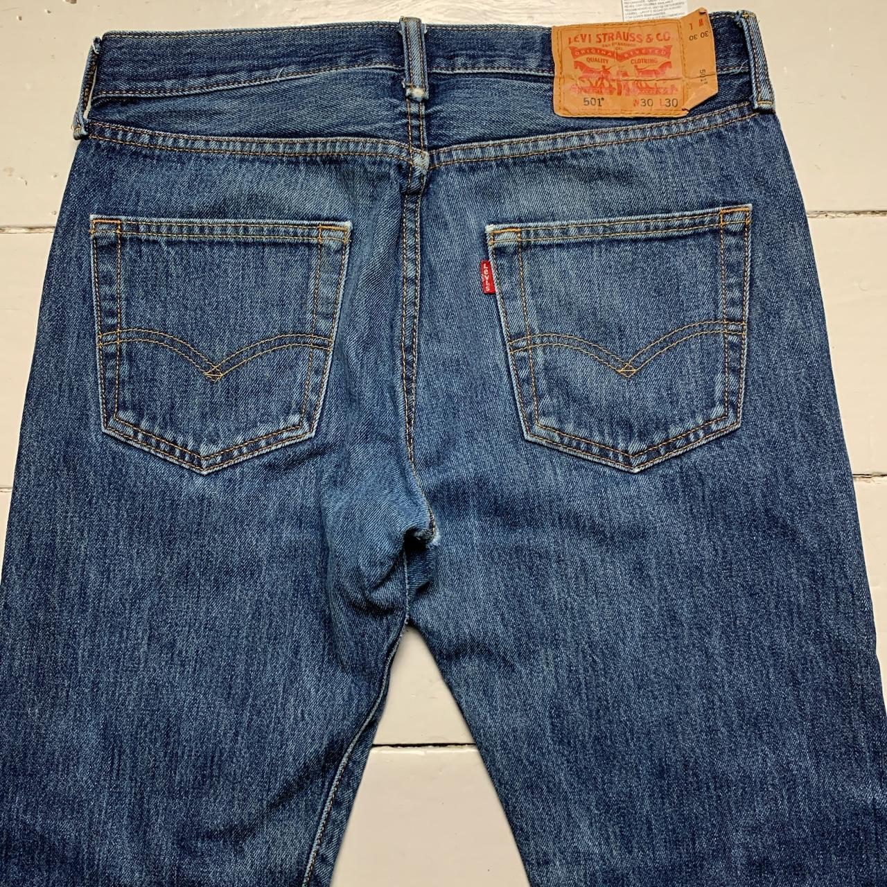 Levis 501 Blue Navy Jeans