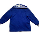 Trophy Jackets Atlanta Falcons Kathy Vintage Blue and White Wool Varsity Jacket (L)