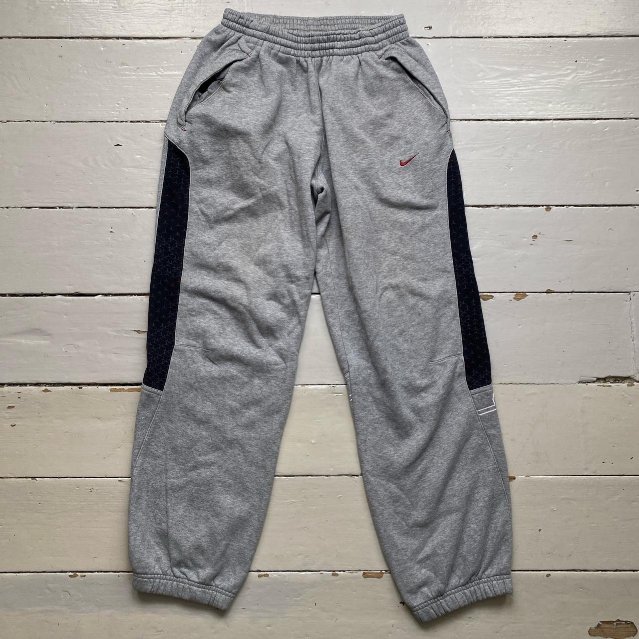 Nike Swoosh Air Grey Red White and Black Vintage Baggy Joggers
