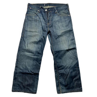 Levis 503 Cargo Type Jeans Navy Stonewash (30W)