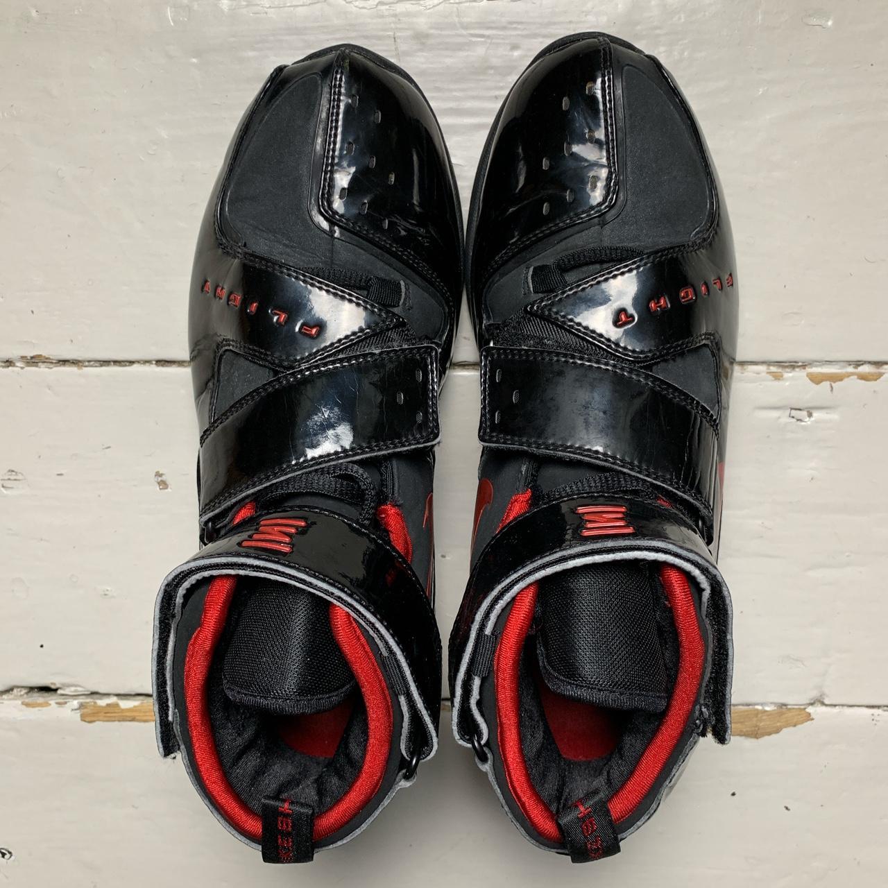 Nike Shox Flight Vintage High 2007 Black and Red