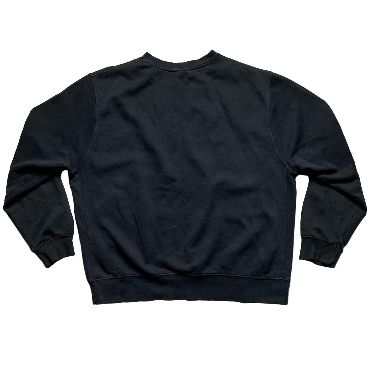 Nike Big Swoosh Black and White Jumper (L)