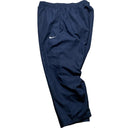 Nike Swoosh Navy and White Baggy Shell Trackpant Bottoms (XL)