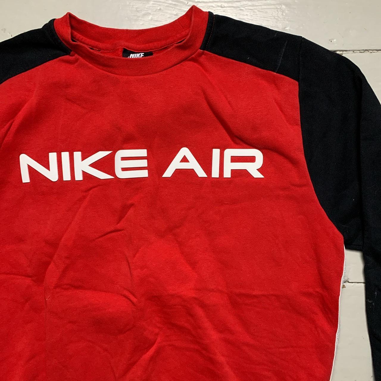 Nike Air Red Black and White Jumper