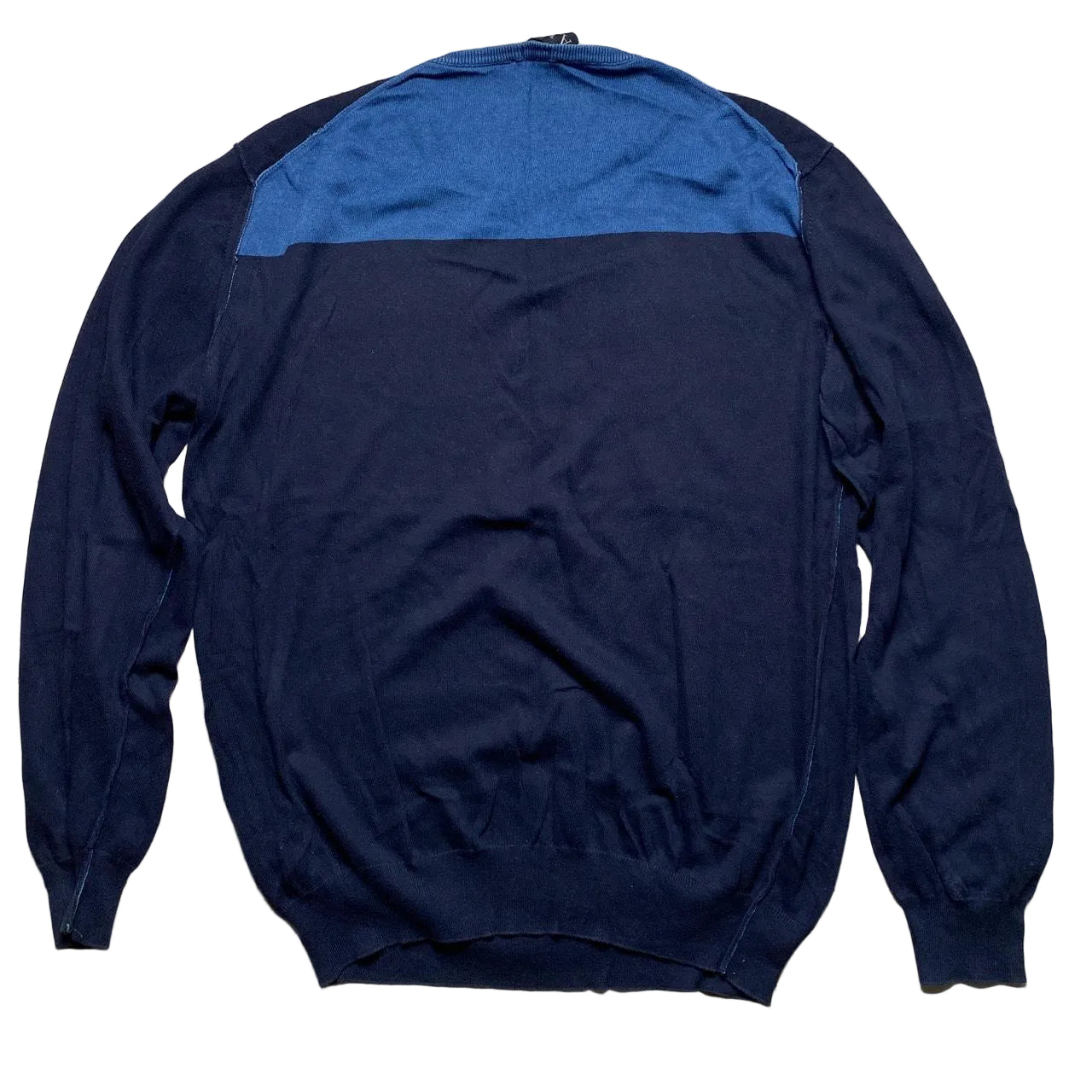 Armani Jeans Navy and Blue Jumper (2XL)