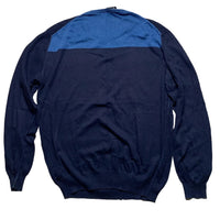 Armani Jeans Navy and Blue Jumper (2XL)