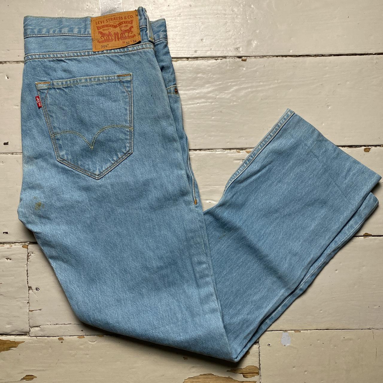 Levis 504 Baggy Light Blue Vintage Jeans