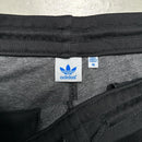 Adidas Originals Black and Gold Vintage Track Pant Flared Bottoms