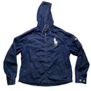Ralph Lauren Navy and White Vintage Lightweight Jacket (XL)