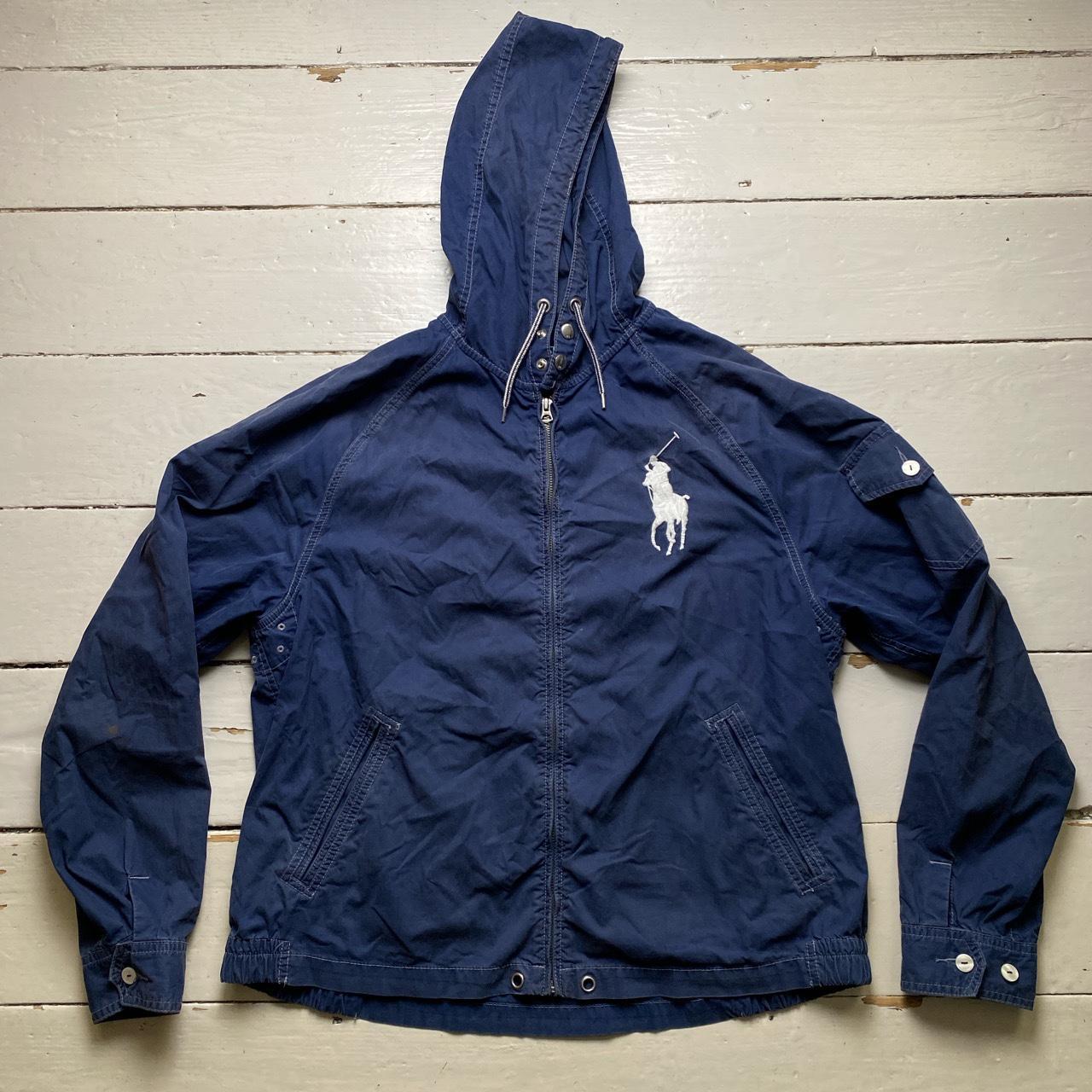 Ralph Lauren Navy and White Vintage Lightweight Jacket