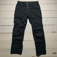 G Star 96 Elwood Black Baggy Cargo Army Combat Parachute Trousers