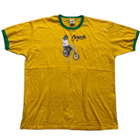 Bob Marley Chopper Originals T Shirt Brazil Yellow and Green (XL)