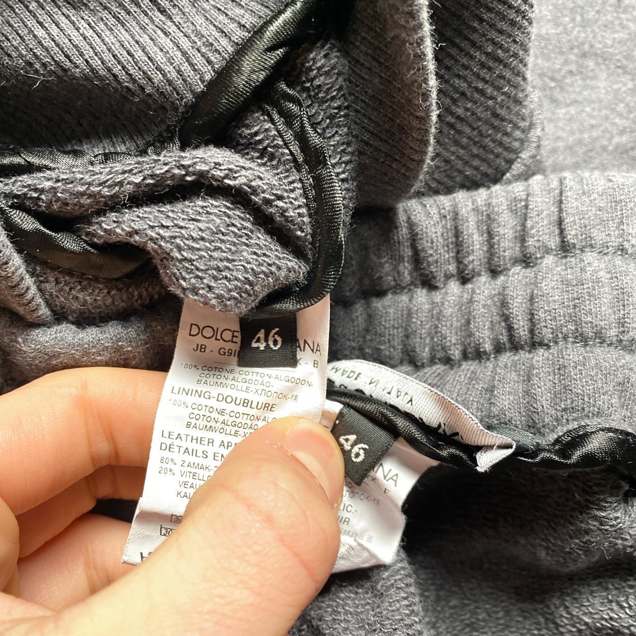 Dolce & Gabbana Grey Full Tracksuit with Silver Plaque (S)