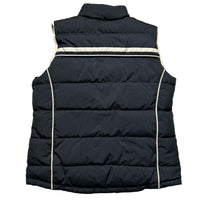 Nike Vintage y2k Womens Reversible Gilet Cream and Black (M)