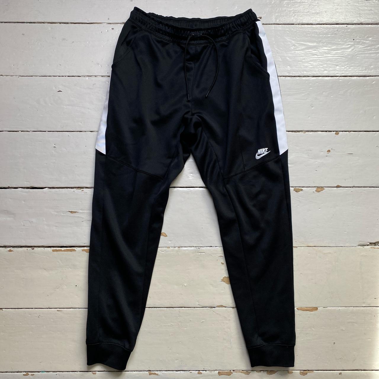 Nike Swoosh Black and White Joggers
