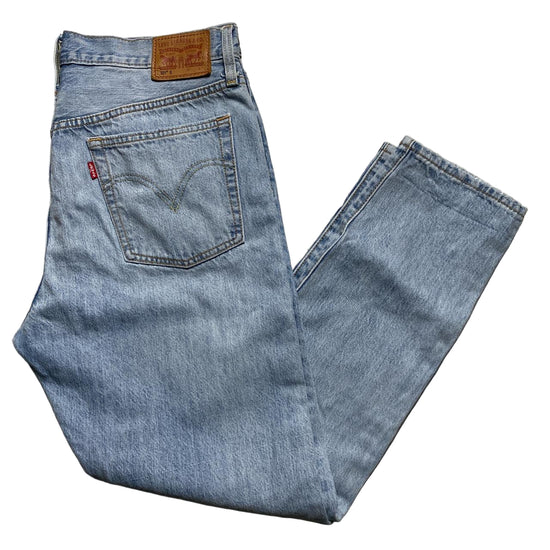 Levis 501 S Light Blue Distresed Jeans (31W)