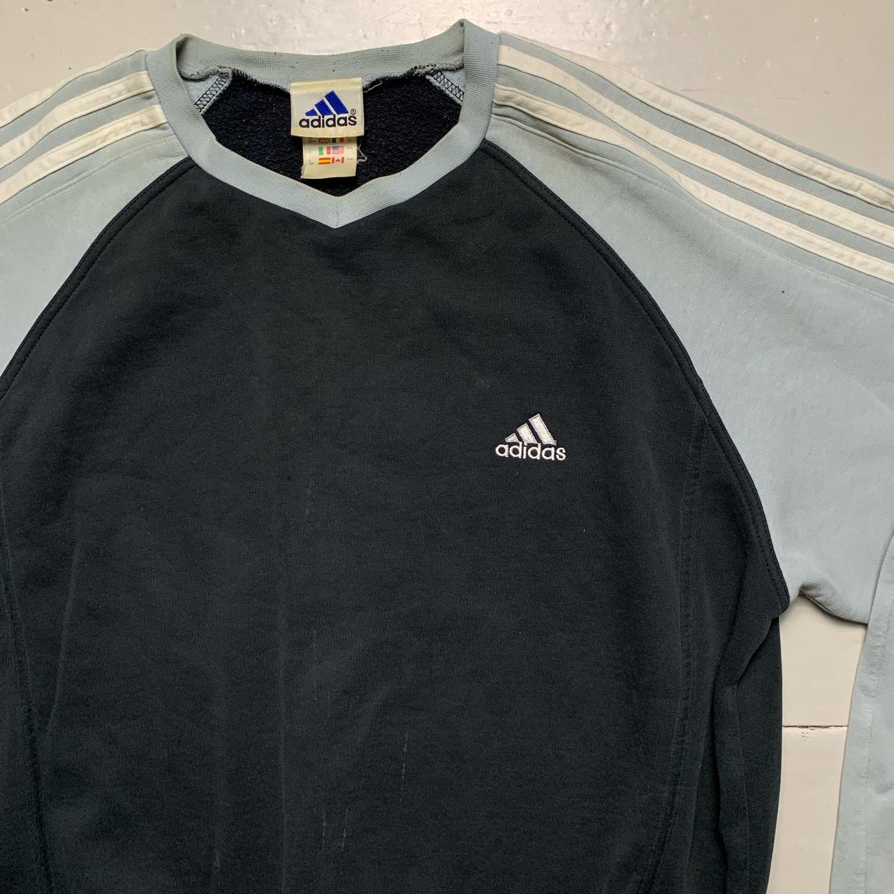 Adidas Vintage Jumper Grey and Black