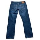 Levis 501 Distressed Navy Jeans (30W)