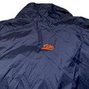 Nike Vintage 90’s Navy and Orange Swoosh Shell Tracksuit Half Zip Skidoo Jacket  (2XL)