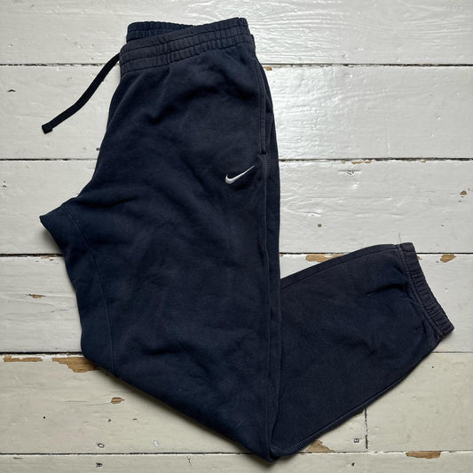 Nike Swoosh Navy and White Baggy Joggers
