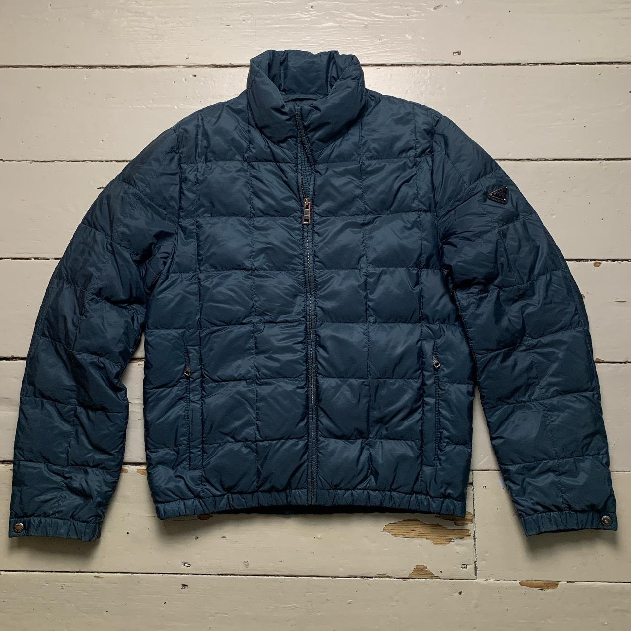 Prada Milano Navy and Black Puffer Padded Jacket