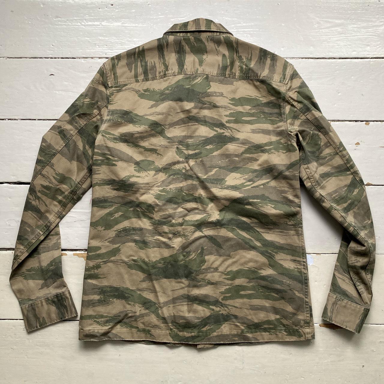 All Saints Camouflage Shirt Jacket