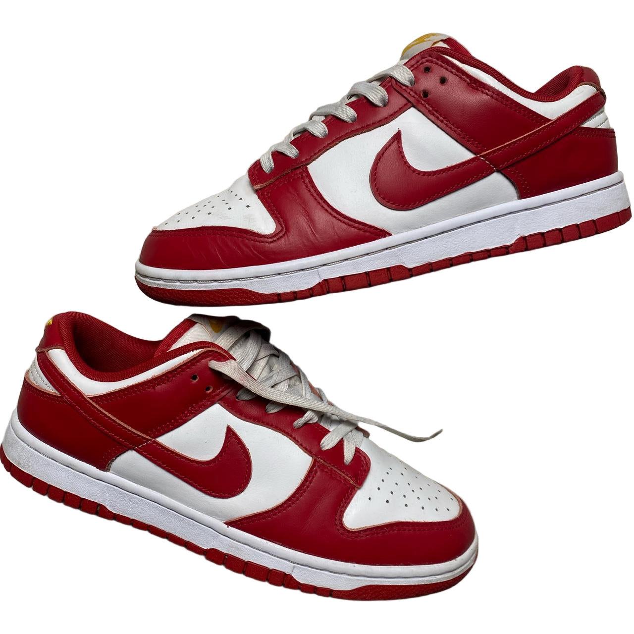 Nike Dunk Gym Red and White (UK 7.5)