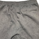 Nike Grey and White Swoosh Baggy Joggers (L)
