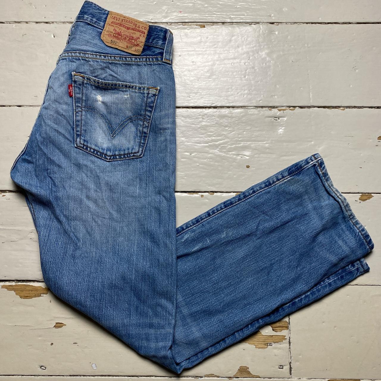 Levis 501 Light Blue Vintage Jeans
