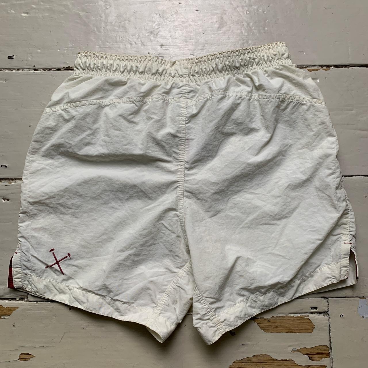 West Ham United Vintage Fila White Shorts