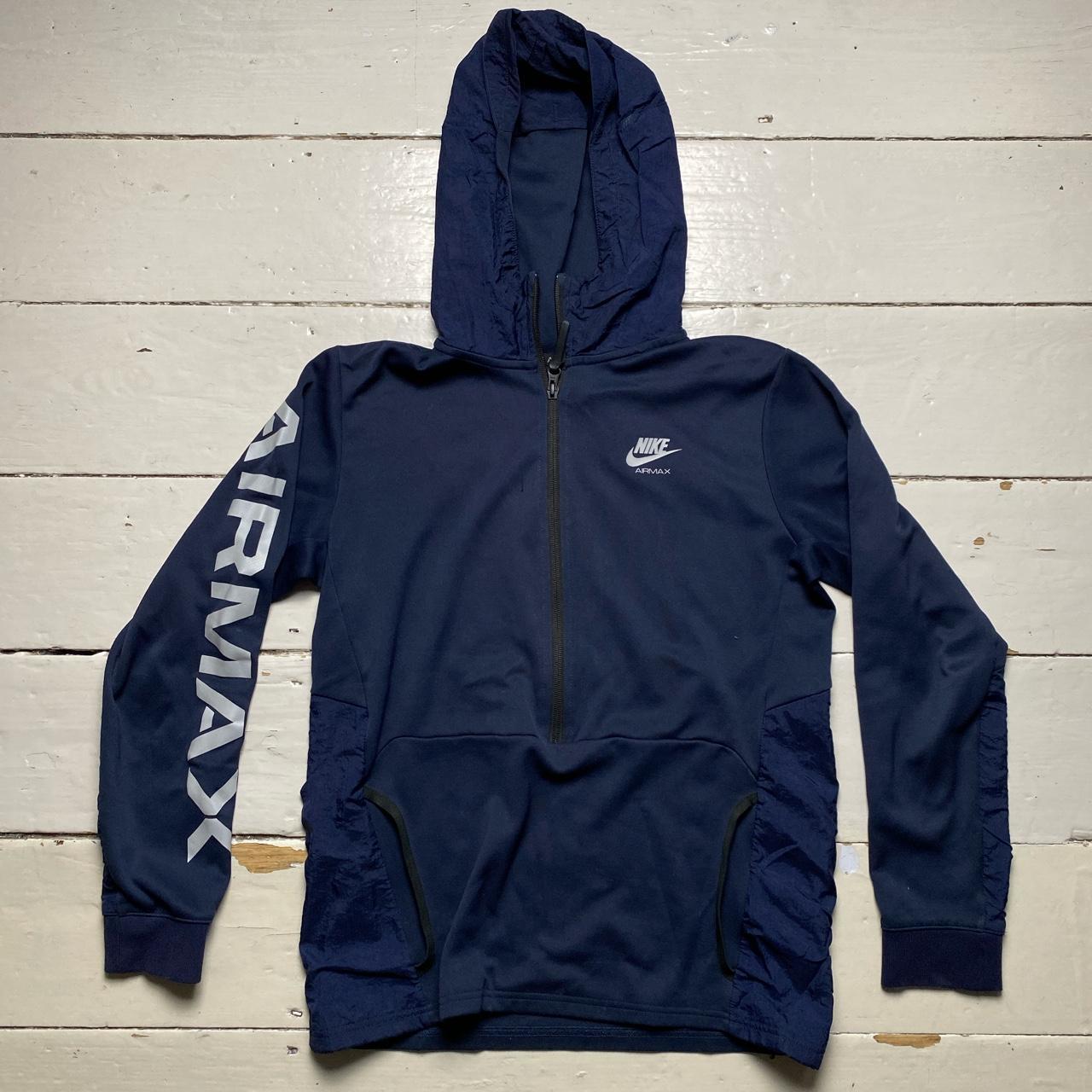 Nike Air Max Navy and Grey Hoodie