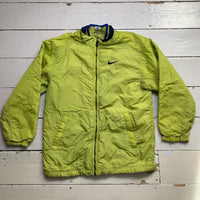 Nike Swoosh and Spellout Vintage 90’s Like Green and Navy Coat