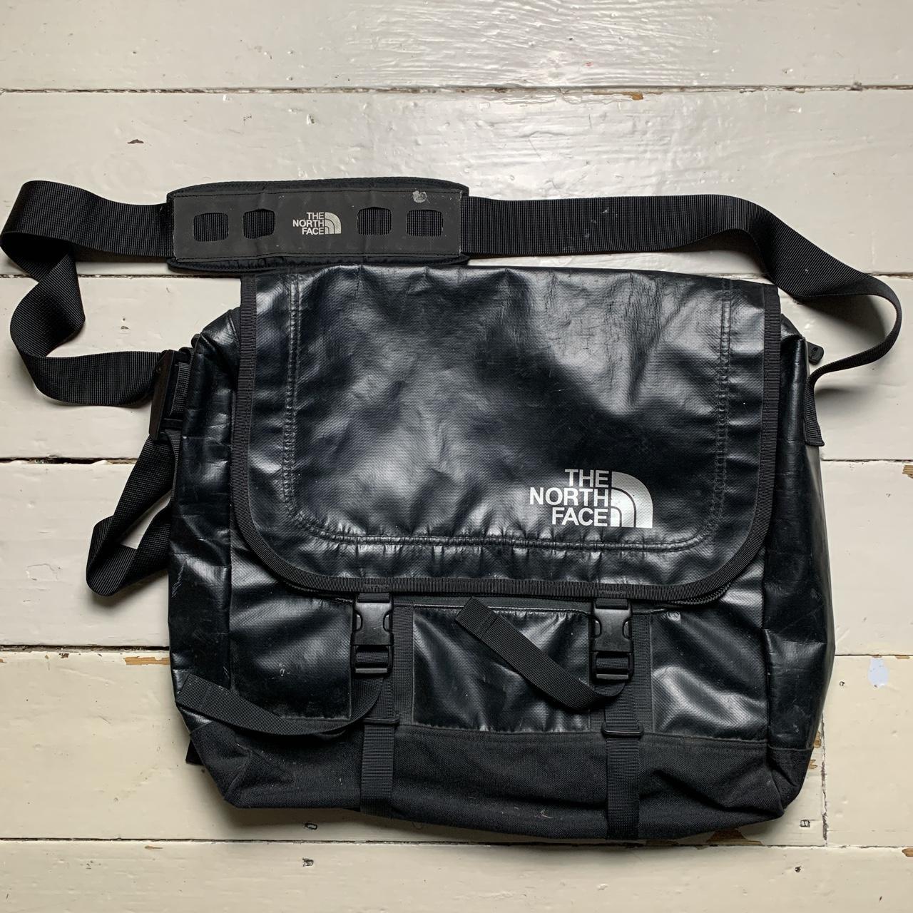 The North Face Messenger Side Bag Black and White