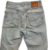 Levis 501 S Slim Skinny Light Blue Jeans (24W)