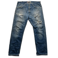 Levis 504 Vintage Distressed Baggy Jeans (36W)