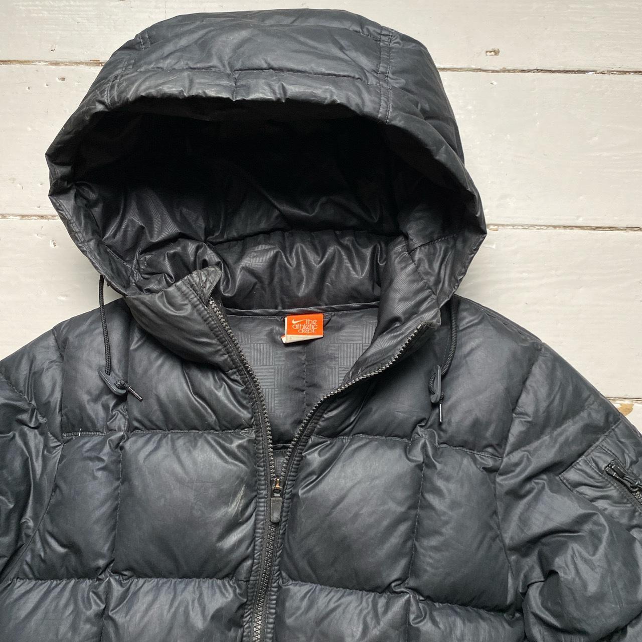 Nike Athletic Department Vintage Puffer Bubble Coat Black