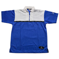 South Pole Vintage Light Blue and White Polo Shirt (XL)