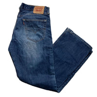Levis 508 04 Vintage Stonewashed Navy Jeans (34W)