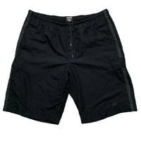 Nike Vintage Cargo Shell Shorts Black and Grey Swoosh (XL)